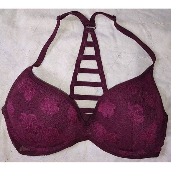 5/$25 32DD Pink Victoria's Secret Lined Perfect Coverage Bra RN54867 Padded - Picture 2 of 8